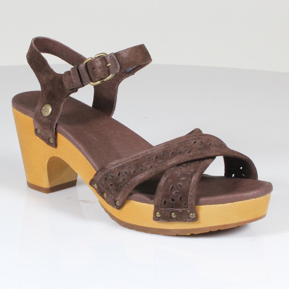 Ugg Luella Sandals - Chocolate suede - size 7
